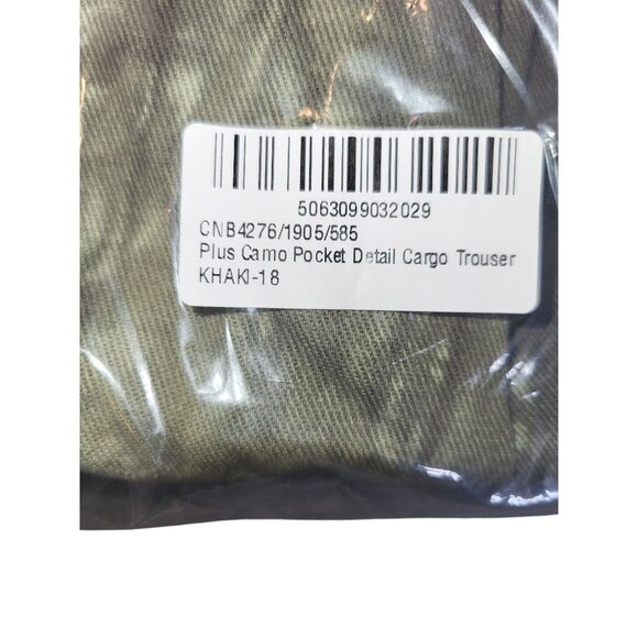 PrettyLittleThing Green Tie Dye Cargo Pants US 14 - Picture 9 of 9